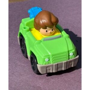 Little People Wheelies Kids Green Tow Truck Fisher-Price DRH03 2014